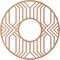 Ekena Millwork Empire Wood Fretwork Pierced Ceiling Medallion, Cherry, 34"OD x 12 1/2"ID x 3/8"T CMWP34X34X0375EPCH - alternate 3